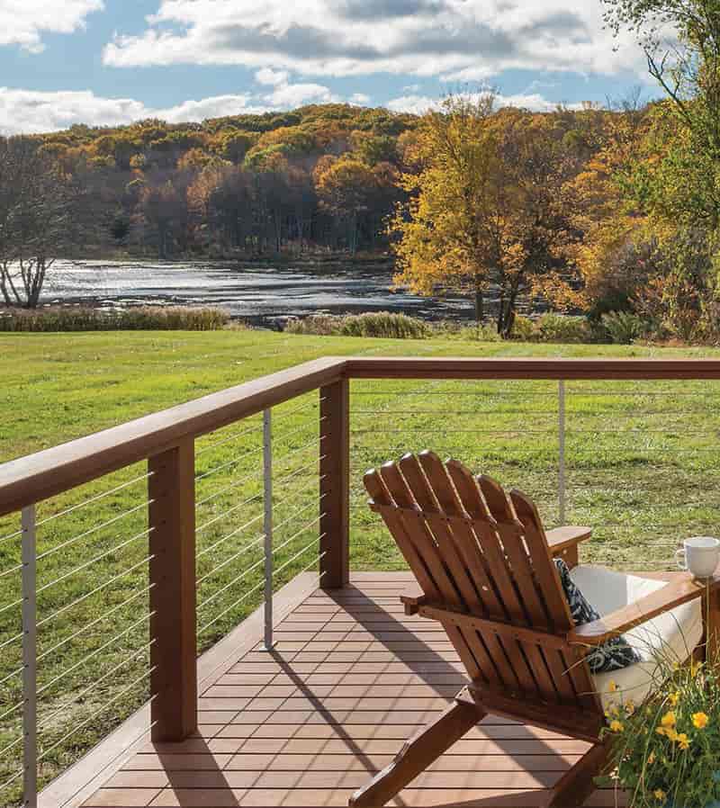 Background of Cable Railing